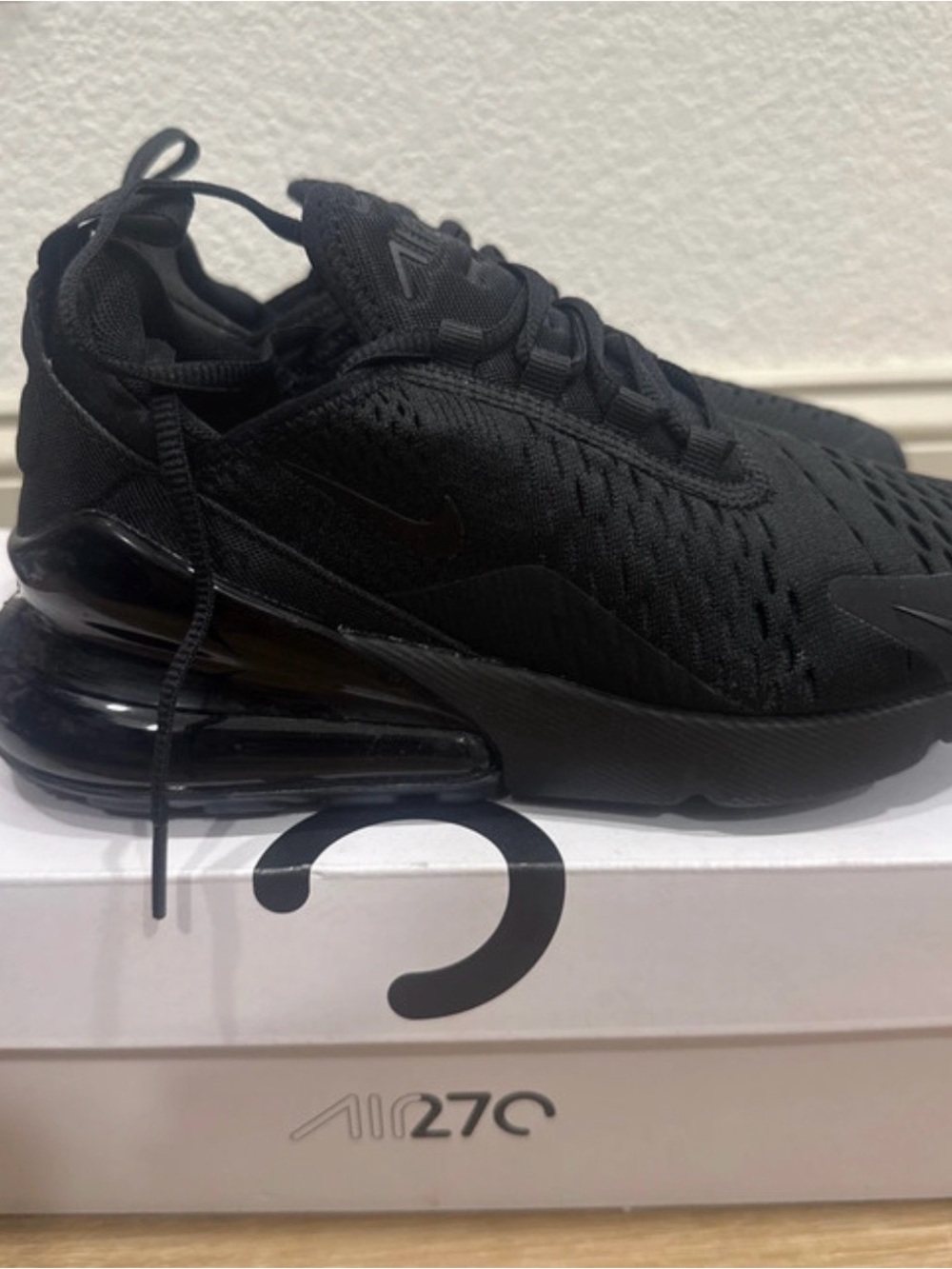 Nike Air Max 270 Men’s Running Shoes - Black